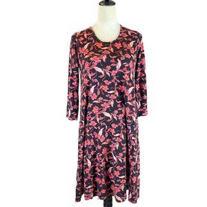 Garnet Hill Dress Womens Small Floral Print